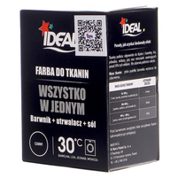 IDEAL farba do tkanin czarna 230g