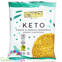 FRANK & OLI MIĘKKIE WEGAŃSKIE CIASTECZKO VITAL KETO KOKOS&NERKOWIEC 50G