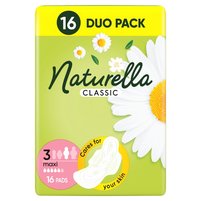 Naturella Classic Maxi Camomile Podpaski ze skrzydełkami x16