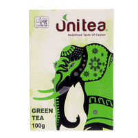 Unitea green tea zielona herbata ekspresowa cejlońska 100g