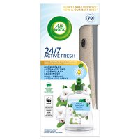 Air Wick Active Fresh Odświeżacz automatyczny z formułą na bazie wody i wkład kwiat bawełny 228 ml