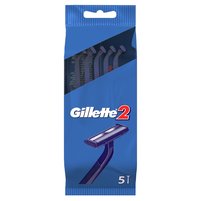 Gillette2 Jednorazowa maszynka do golenia dla mężczyzn, 5 sztuk