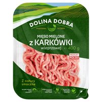 Dolina Dobra Mięso mielone zkarkówki  wieprzowej 400 g