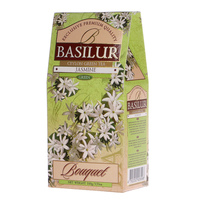 Basilur TEA ceylon green jasmine herbata zielona liśiasta z dodatkami 100g