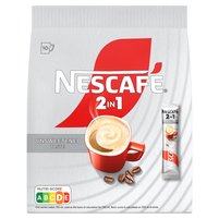 Nescafé 2in1 Unsweetened Taste Rozpuszczalny napój kawowy 160 g (20 x 8 g)