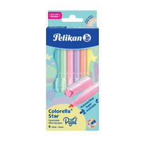 Pelikan Flamastry Colorella C302, 6 pastelowych kolorów