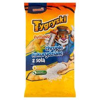 Tygryski Chrupki kukurydziane z solą 85 g