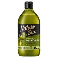 Nature Box Olive Oil Wzmacniająca odżywka do włosów długich i delikatnych z olejem z oliwki 385 ml