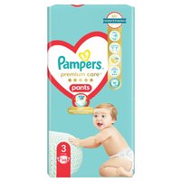 Pampers Premium Care Pieluchomajtki, rozmiar 3, 48 sztuk, 6kg-11kg