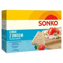 Sonko Pieczywo chrupkie Lekkie z owsem 170 g (32 sztuki)