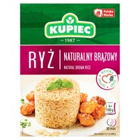 Kupiec Ryż naturalny brązowy 400 g (4 torebki)