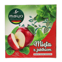 Mayo herbata ziołowa ekspresowa mięta z jabłkiem  30x1,5g