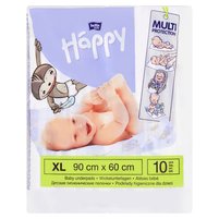 Bella Baby Happy Podkłady higieniczne dla dzieci XL 90 cm x 60 cm 10 sztuk