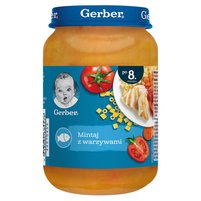 Gerber Mintaj z warzywami po 8. miesiącu 190 g