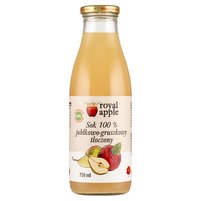 Royal apple Sok 100 % jabłkowo-gruszkowy tłoczony 750 ml