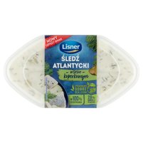 Lisner Śledź atlantycki w sosie koperkowym 280 g