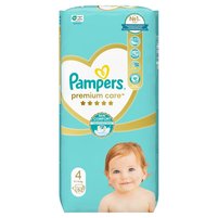 Pampers Premium Care, Rozmiar 4, 52 pieluszki, 9kg-14kg