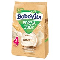 BoboVita Porcja zbóż Kaszka bezmleczna manna po 4 miesiącu 170 g