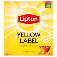 Lipton Yellow Label Herbata czarna 184 g (92 torebki)