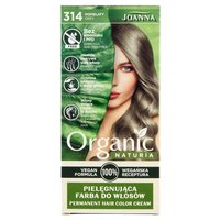 Joanna Naturia Organic Pielęgnująca farba do włosów popielaty 314