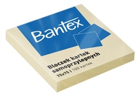 BANTEX BLOCZEK KARTEK SAMOPRZYLEPNYCH 75X75MM 100SZT