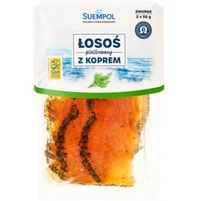 Suempol łosoś plastrowany z koprem (2x50g)