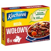 Kucharek Rosół wołowy 60 g (6 x 10 g)