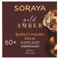 Soraya Gold Amber Bursztynowy krem ujędrniający na dzień i na noc 60+ 50 ml