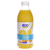 ECO+ sok z pomarańczy bez miąższu 1L