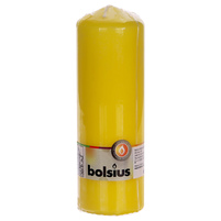 Bolsius świeca pień żółta 200mm/68mm