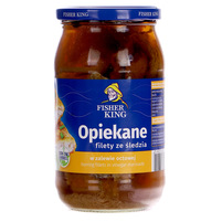 FISHER KING  opiekane filety śledziowe 800 g