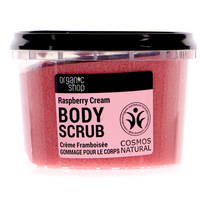 ORGANIC SHOP BOD SCRUB RASPBERRY CREAM 250ML