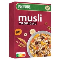 Nestlé Musli Tropical Płatki zbożowe z owocami tropikalnymi i orzechami 350 g