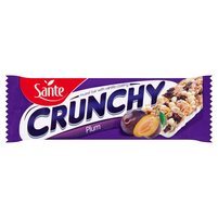 Sante Crunchy Baton zbożowy musli z suszonymi śliwkami podlany polewą waniliową 40 g