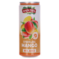 Napój gazowany z sokiem z mango 330ml JUNGLE FRUITS