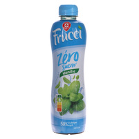 Wiodąca marka Fruccei syrop o smaku miętowym do rozcieńczania bez cukru 750ml