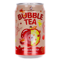 Madam hong bubble tea napój herbaciany z sokiem jabłkowym i pękającymi kuleczkami 320ml
