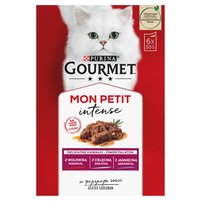 Gourmet Mon Petit Intense Karma dla kotów delikatne kawałki w pysznym sosie 6 x 50 g