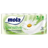 Mola Sensitive Papier toaletowy balsam rumiankowy 8 rolek