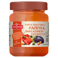 Podravka Pasta warzywna z papryką bakłażanem i ciecierzycą 135 g