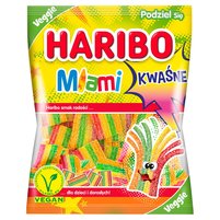 Haribo Żelki o smaku owocowym Miami kwaśne 160 g