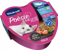 Vitakraft  tacka Poesie łosoś + olej z łososia 85g