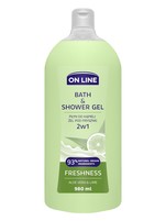 On Line Żel i Płyn do kąpieli 2w1 Freshness 980ml