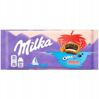 MILKA Czekolada Oreo Strawberry Flavour