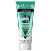 Eveline Slim Extreme 4D, Krioterapia wyszczuplająca, Ujędrniający balsam+peeling pod prysznic 2w1 do ciała, 250ml