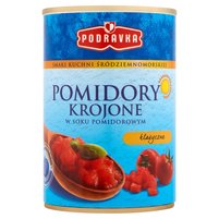 Podravka Smaki kuchni śródziemnomorskiej Pomidory krojone w soku pomidorowym klasyczne 400 g