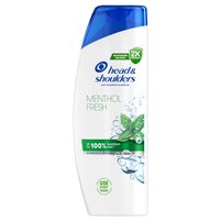 Head & Shoulders Menthol Fresh Anti Dandruff Shampoo 500ml for Daily Use. Clean Feeling