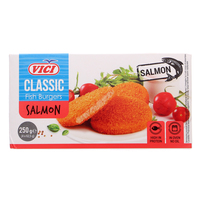 Vici classic panierowane burgery rybne z łososiem 250g