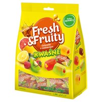 Wawel Fresh & Fruity Galaretki z nadzieniem kwaśne 245 g