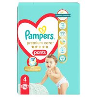 Pampers Premium Care Pieluchomajtki, rozmiar 4,  sztuk, 9kg-15kg